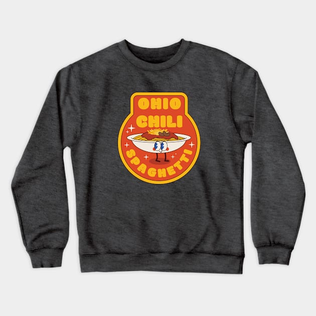 Ohio Chili Spaghetti Crewneck Sweatshirt by Summyjaye